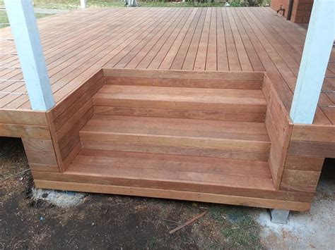 How To Build Recessed Deck Stairs FTF #52 Stairs Without Stringers? Here's How - YouTube